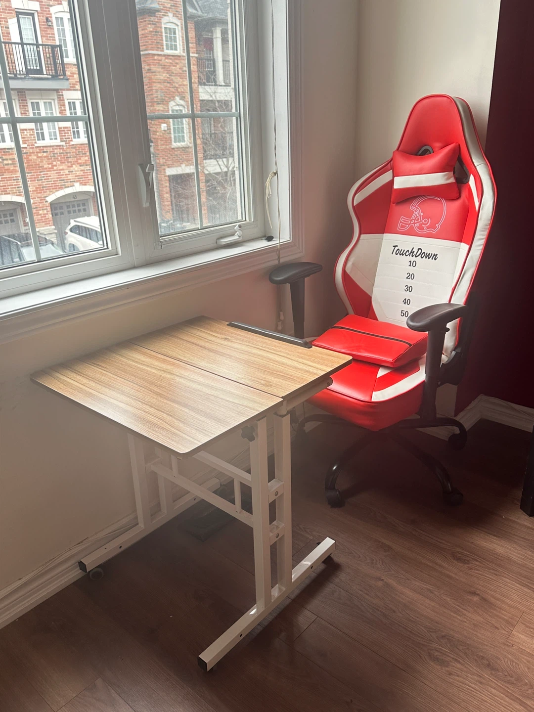 Adjustable Height Rolling Desk