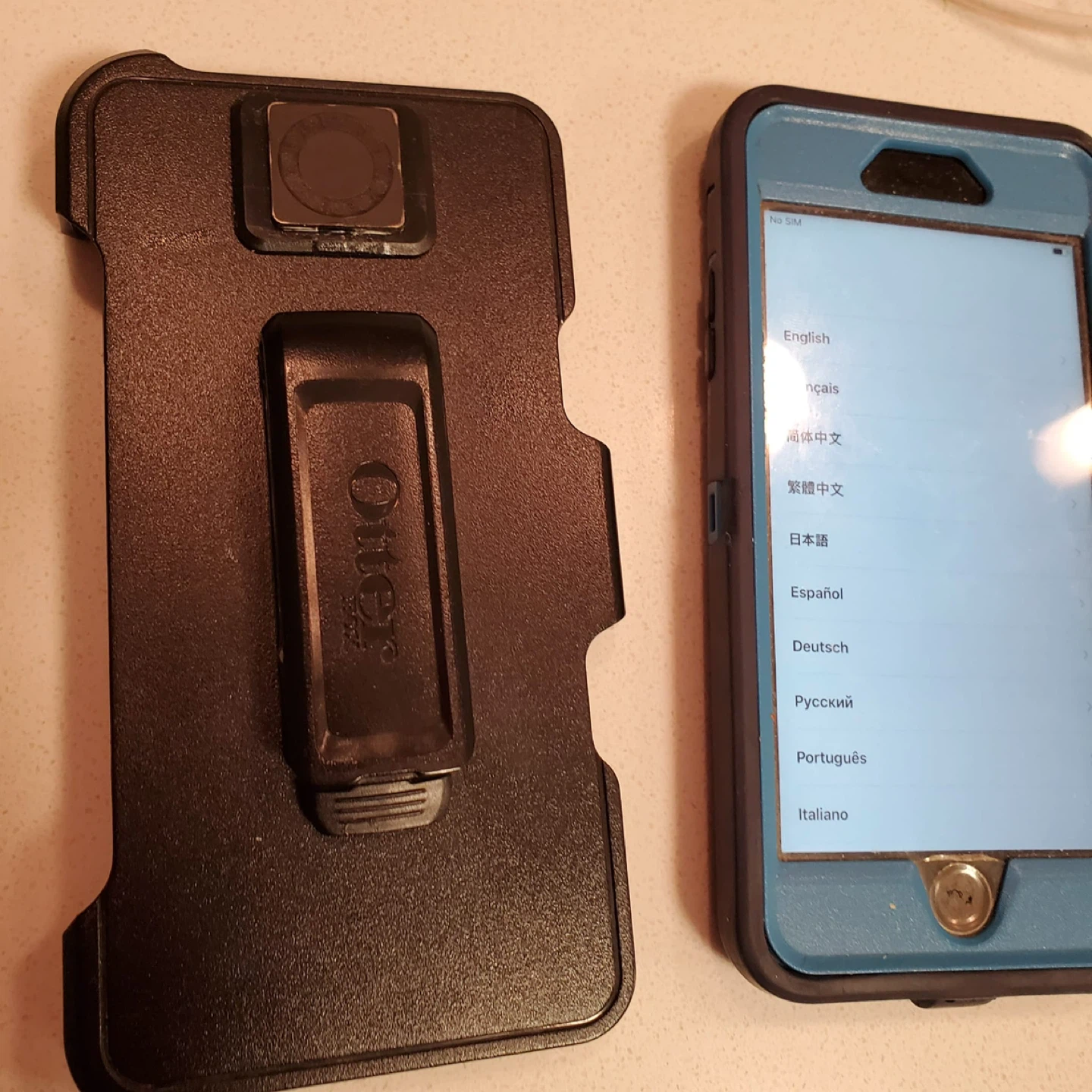 IPhone 6s Plus with otter box case