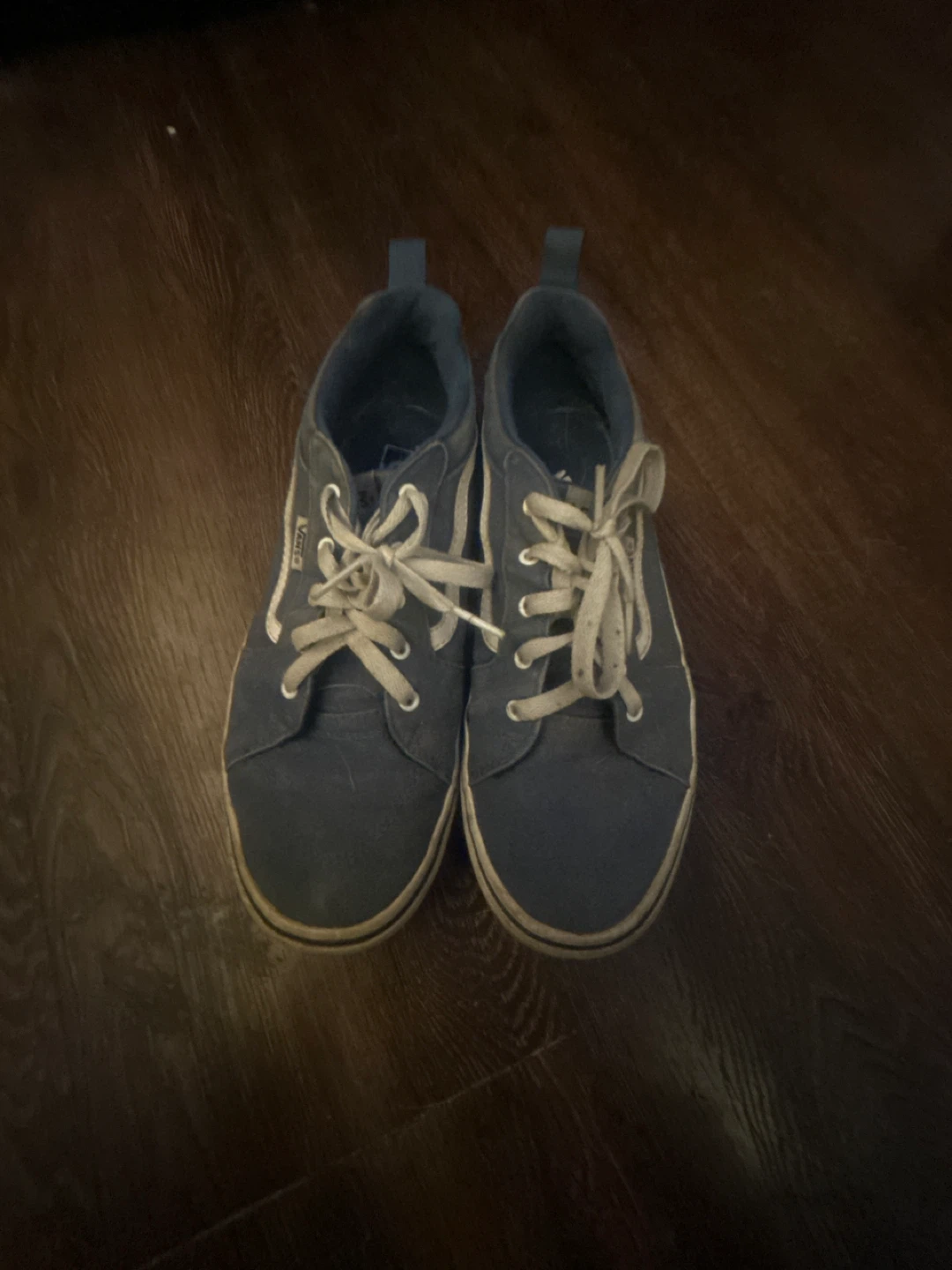 Vans Blue Checkerboard Skate Shoes - photo 2