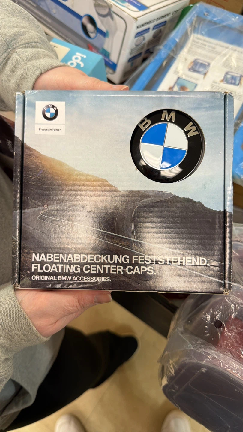 BMW Floating Center Caps - 65mm Set (Part No. 36122455269)