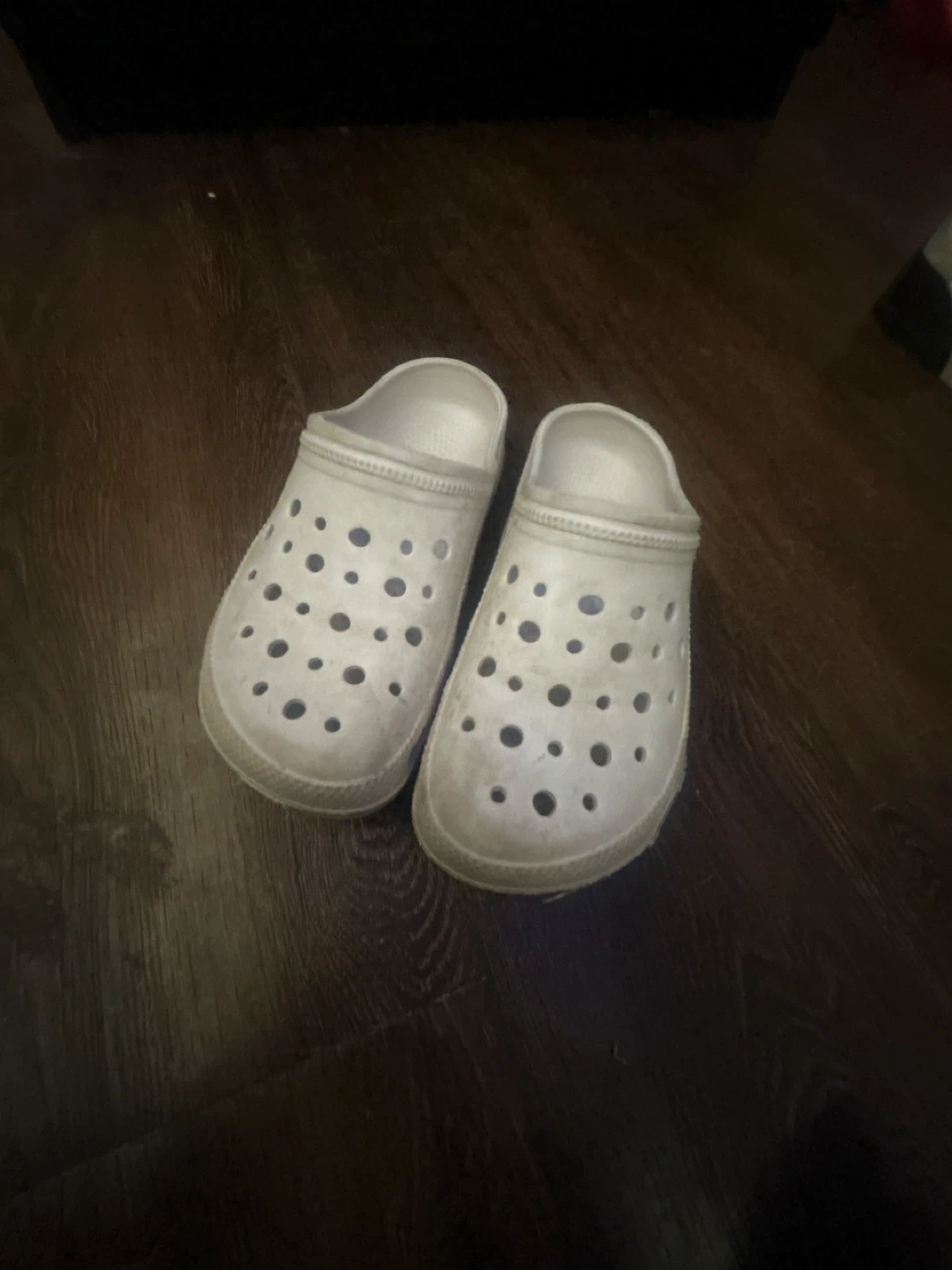 White Crocs Clogs