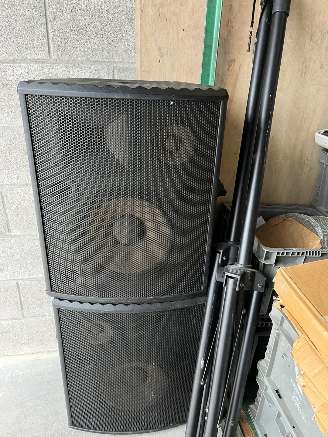 Black PA Speakers 2 - photo 2