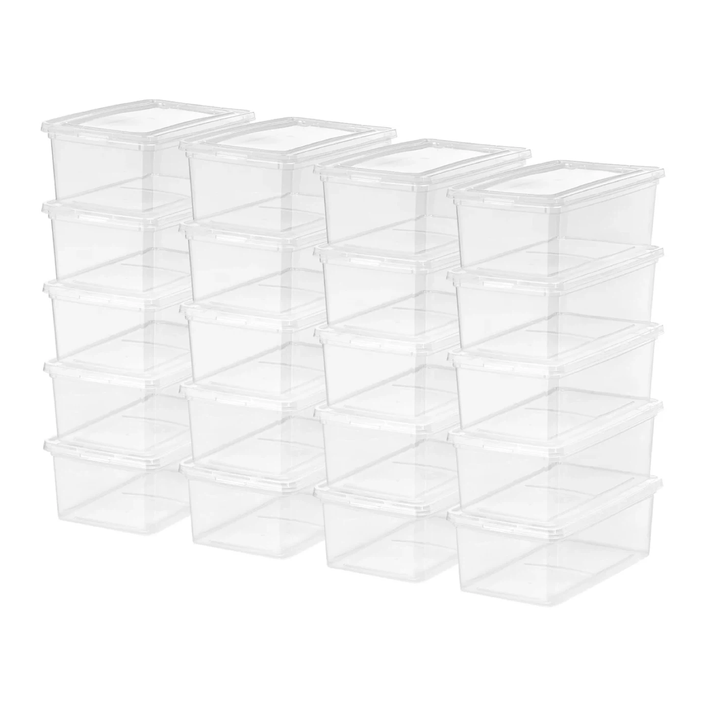 Clear Storage Bins with Lids
