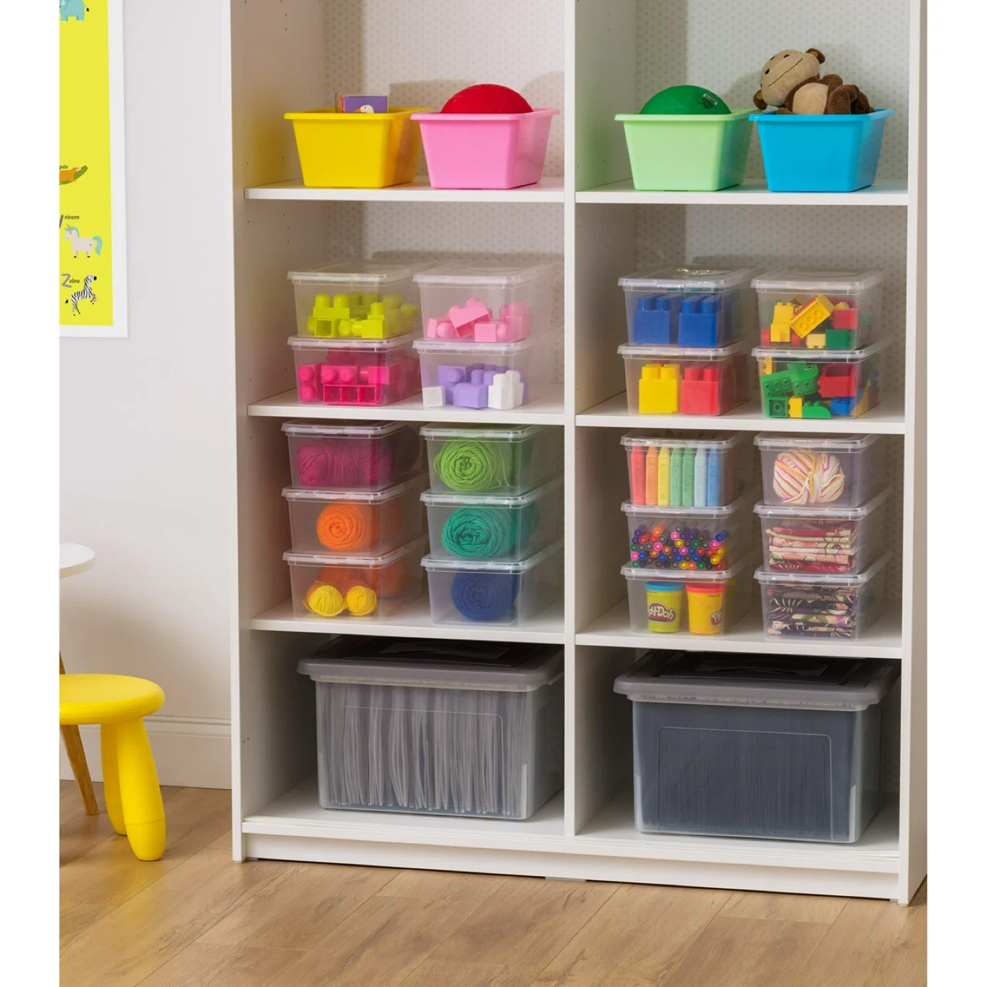 Clear Storage Bins with Lids - photo 3