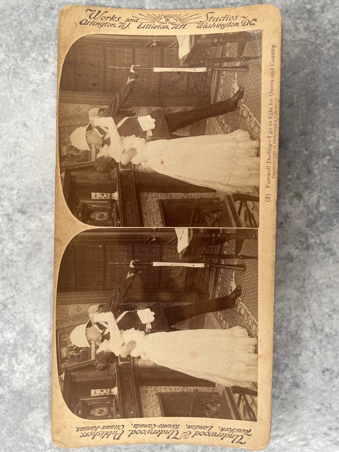 Antique 3D viewer with Cards - photo 4