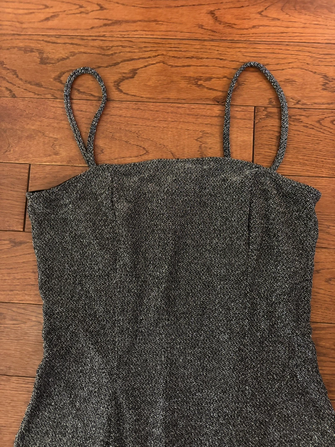 Divided H&M Silver Sparkle Mini Dress Size S - photo 3