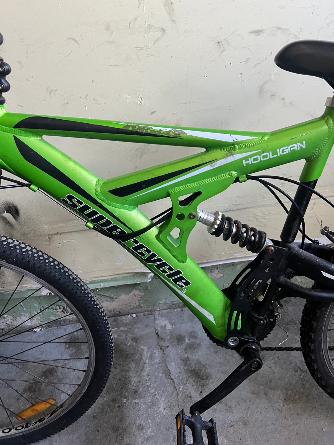 26” dual shock Supercycle Hooligan Mountain Bike - Green - photo 2