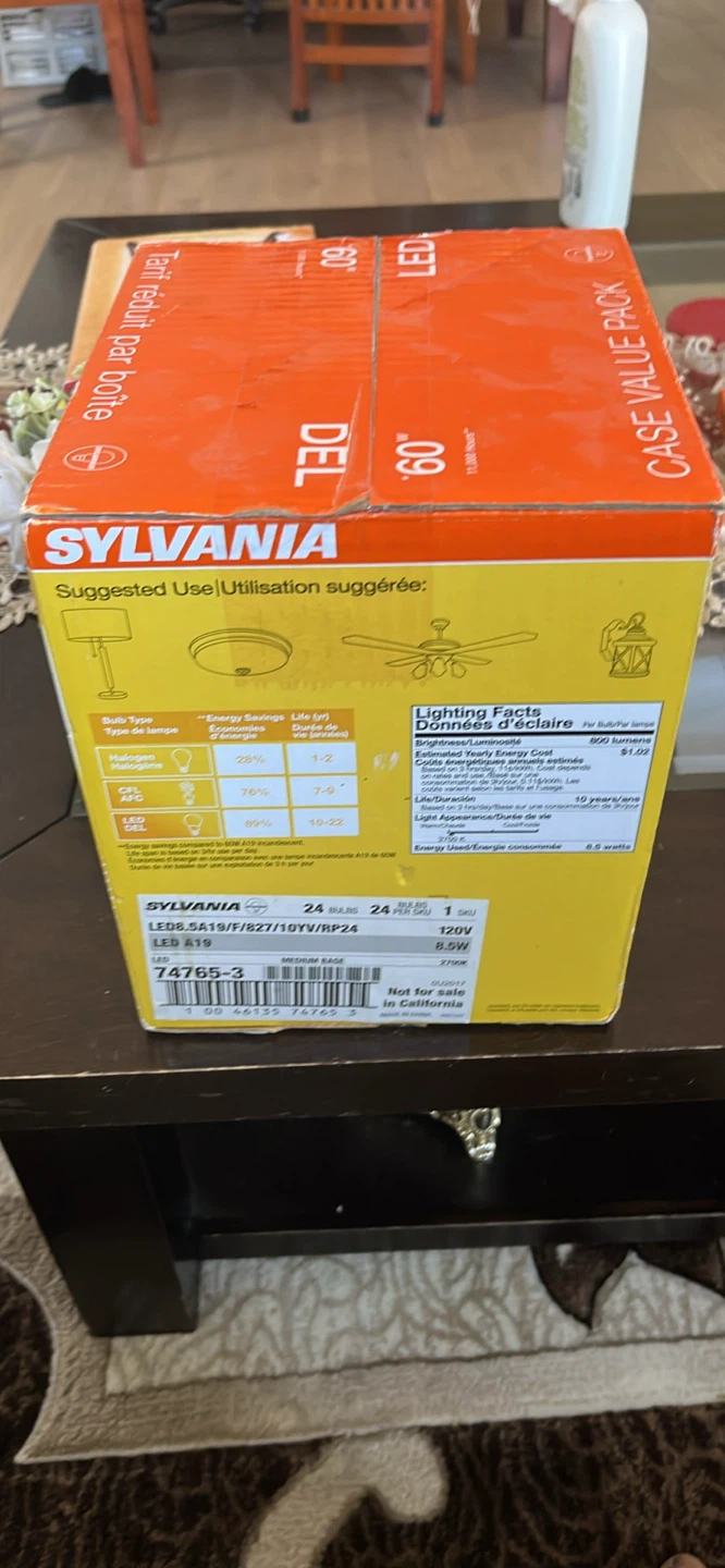 Sylvania 60W Soft White LED Light Bulbs (24 Pack) - photo 2