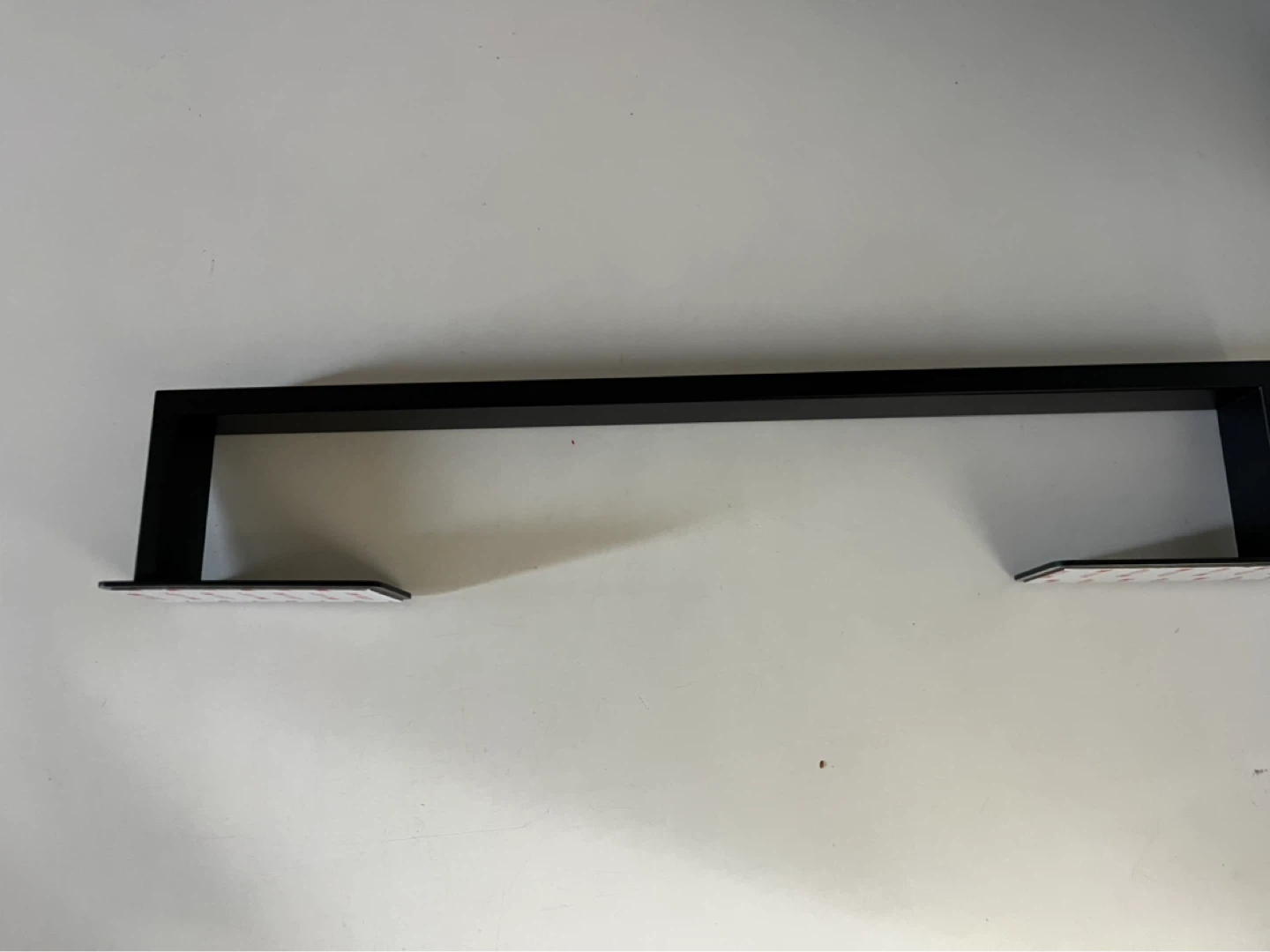 Black Metal Towel Bar with Adhesive Backing - photo 4