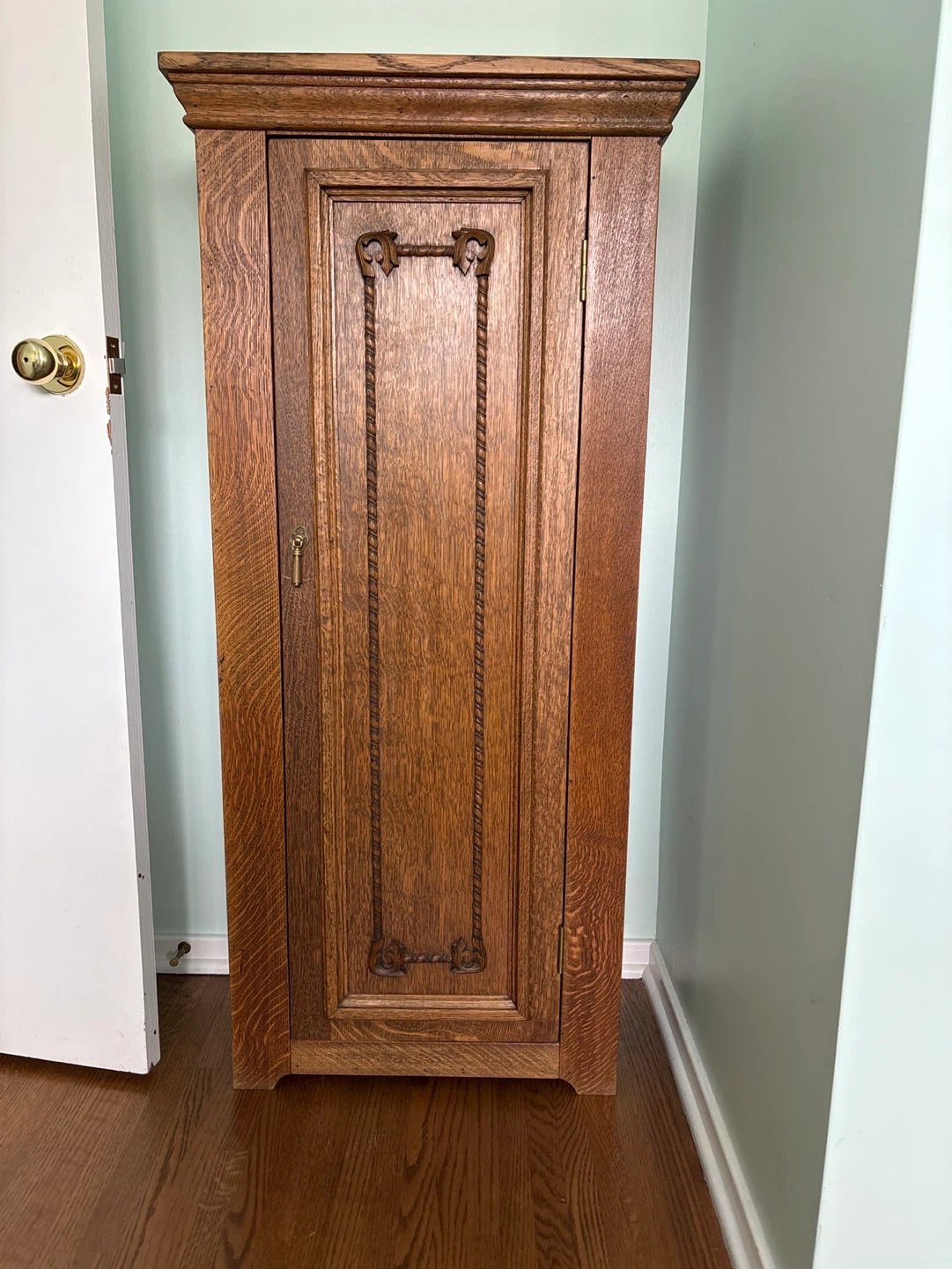 Vintage Oak Display Cabinet