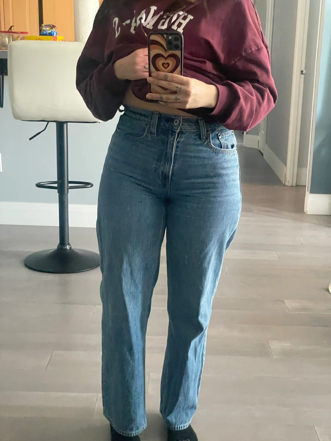 Abercrombie Petite High Rise Loose Jeans - photo 2
