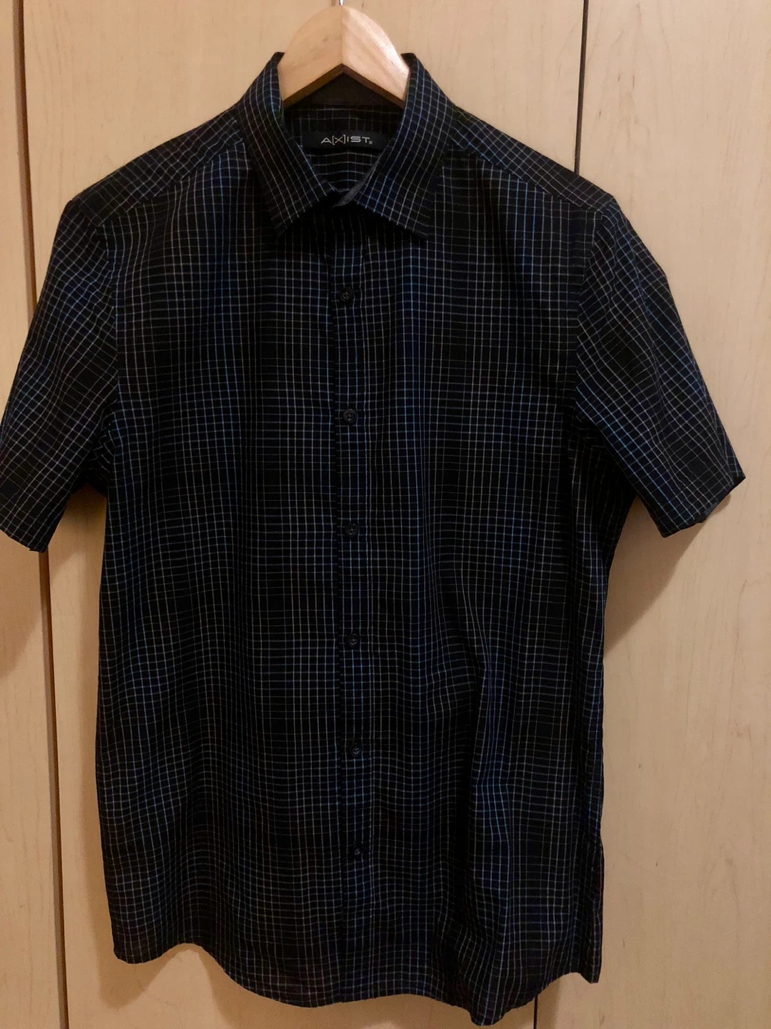 AXIST Men's Plaid Short Sleeve Button-Up Shirt - M/M