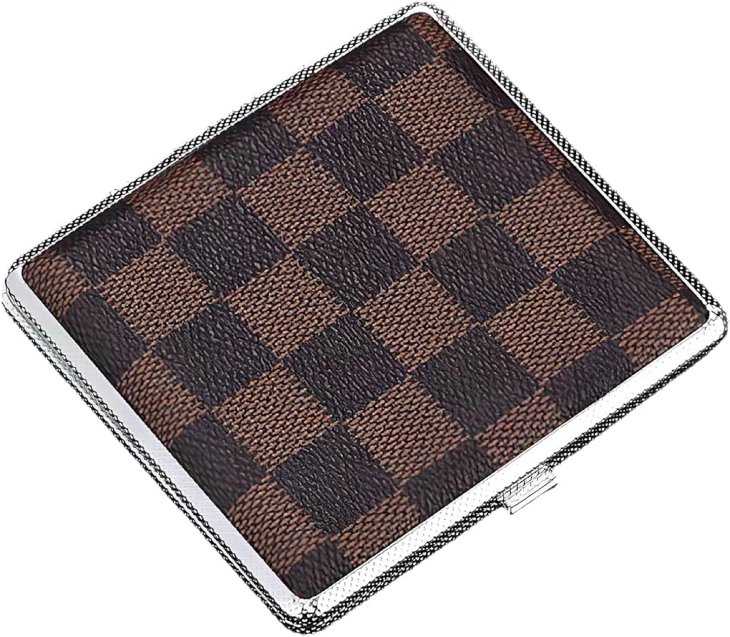 Checkerboard Pattern Cigarette Case