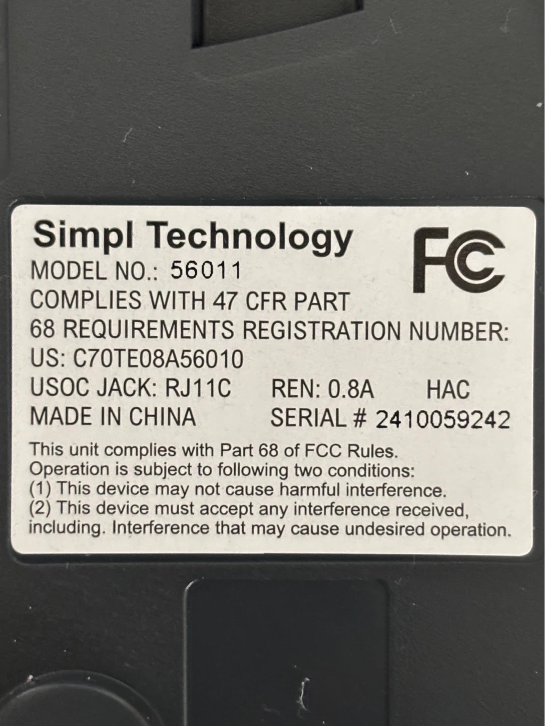 Simpl Photo Dial+ 6 Landline Phone with Big Buttons - photo 2