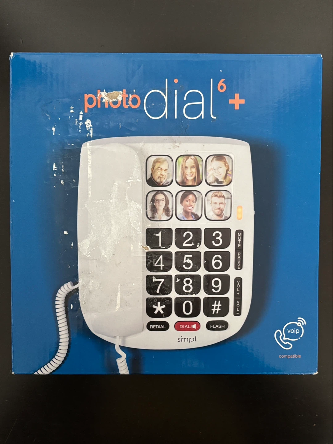 Simpl Photo Dial+ 6 Landline Phone with Big Buttons - photo 4