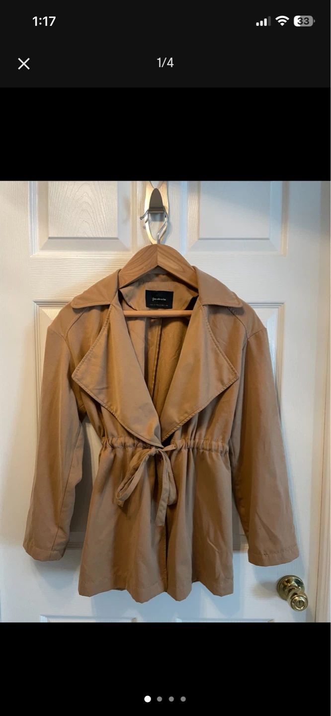 STRADIVARIUS / BERSHKA Mid-Length Trench Jacket - Women's small