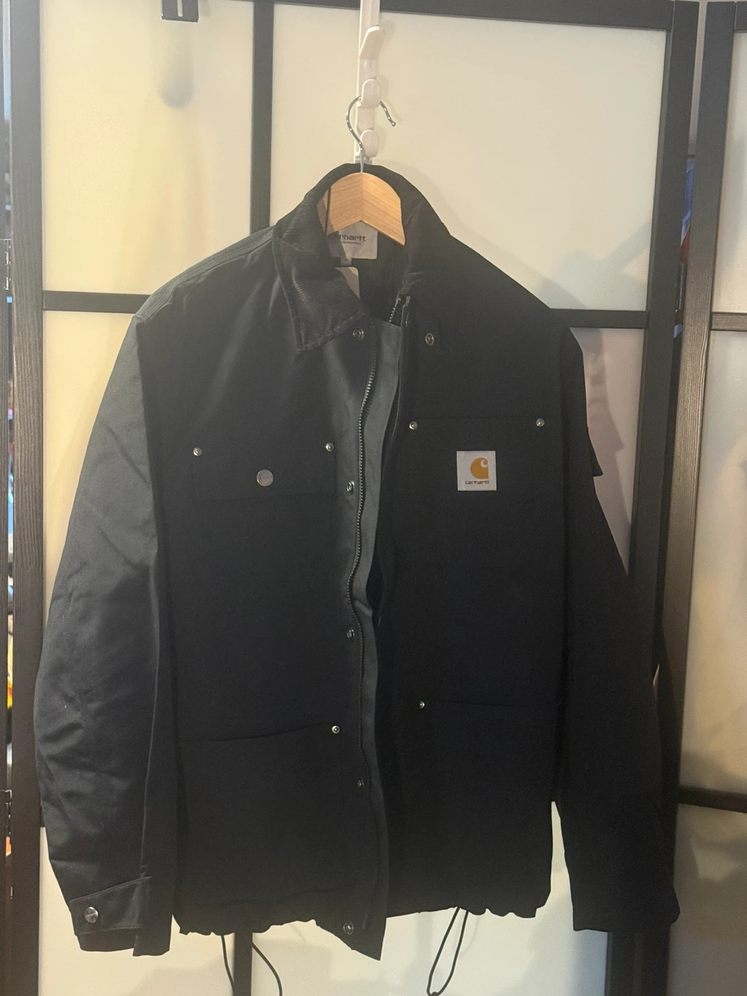 Carhartt WIP Clapton Corduroy-Collar Pocket Jacket - photo 3