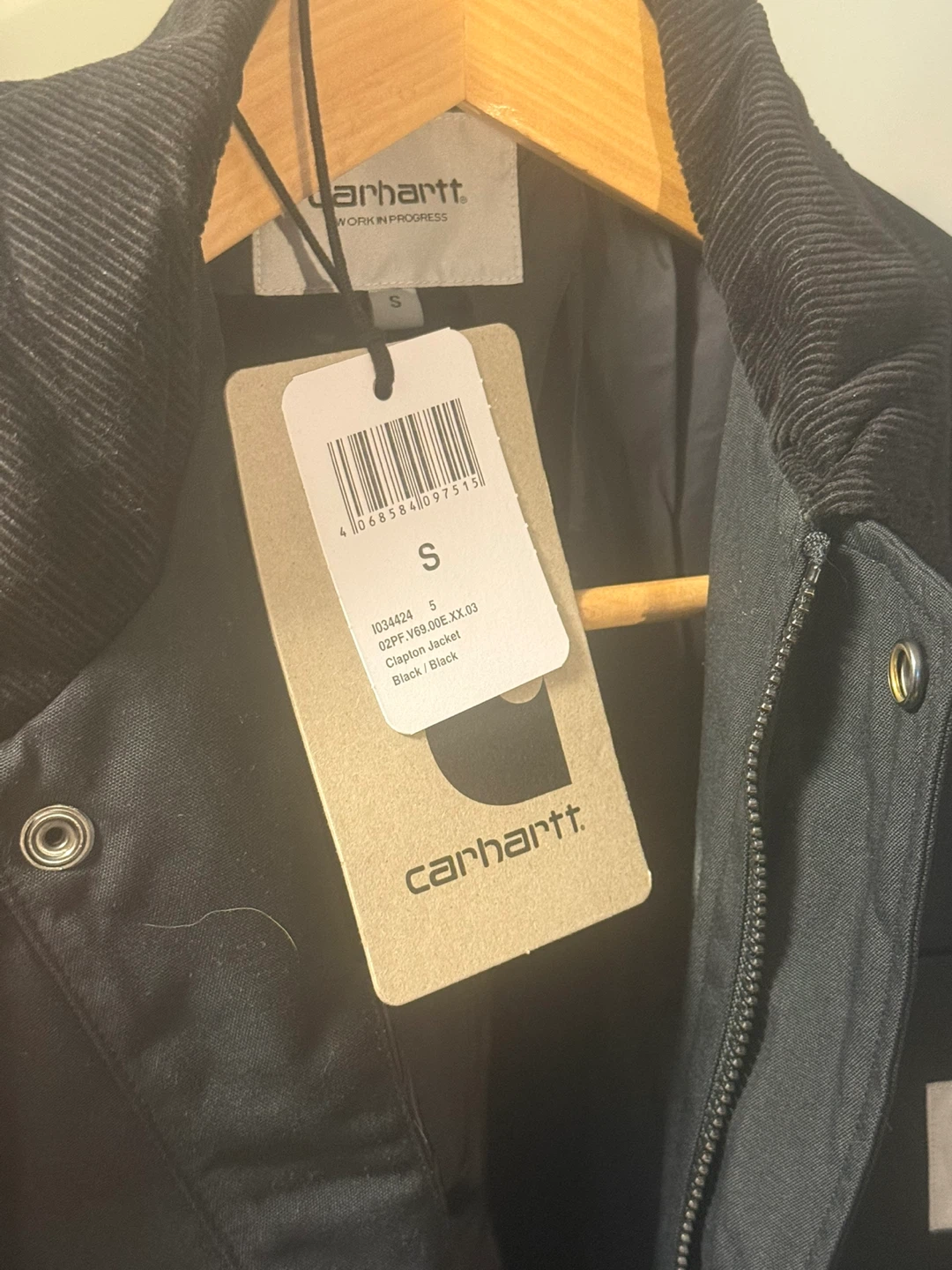 Carhartt WIP Clapton Corduroy-Collar Pocket Jacket - photo 4