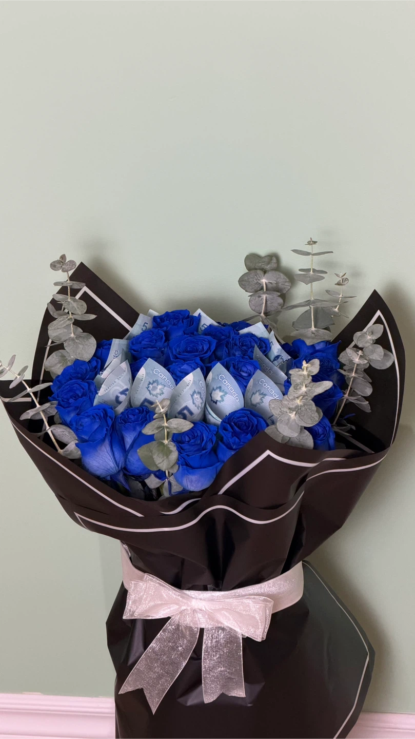 Blue Roses Bouquet