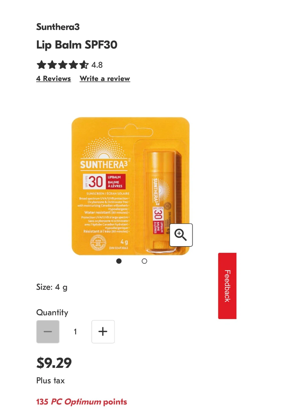 Lip Balm , Sunthera3 SPF30 Lip Balm - photo 4