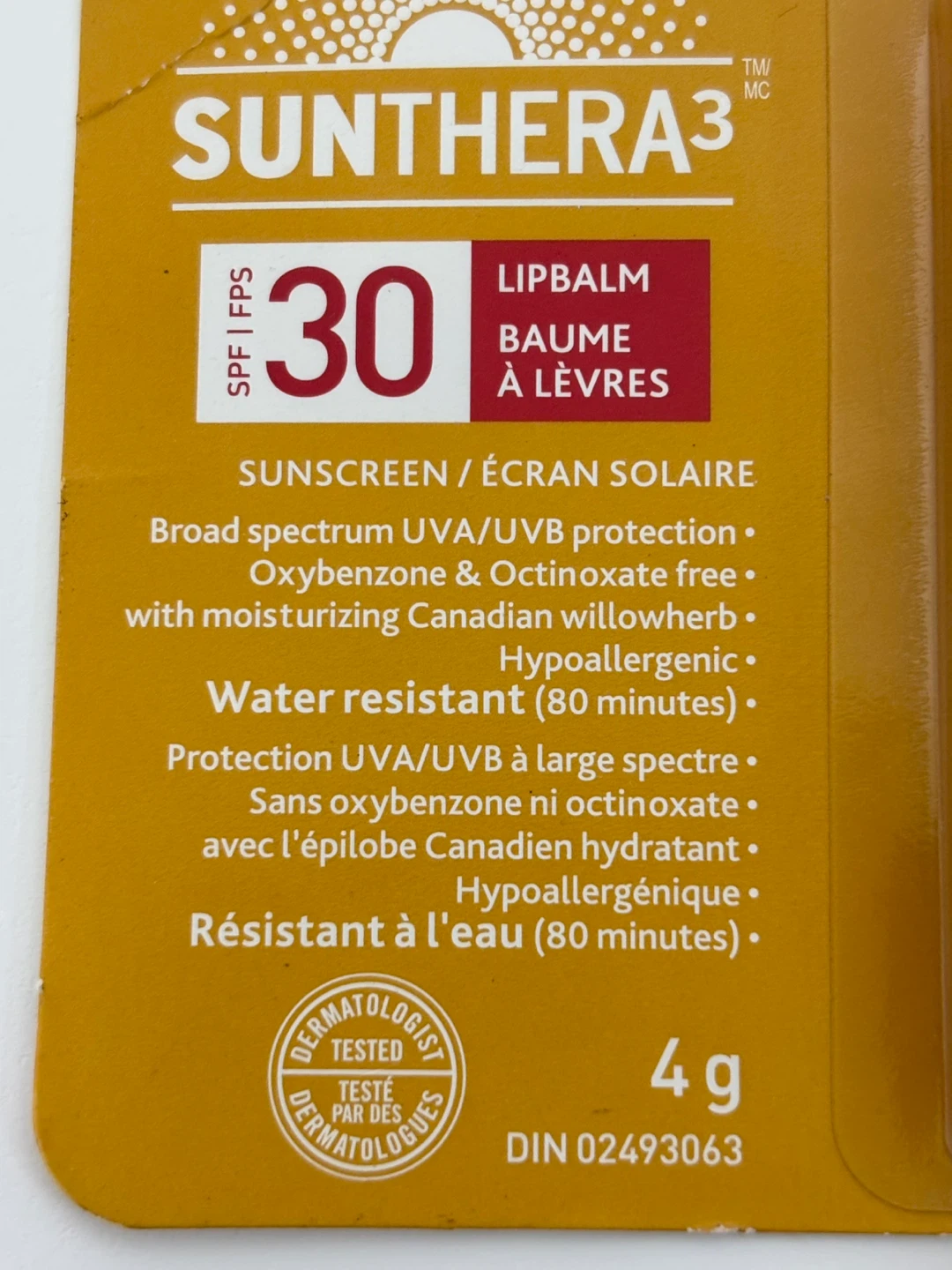 Lip Balm , Sunthera3 SPF30 Lip Balm - photo 2