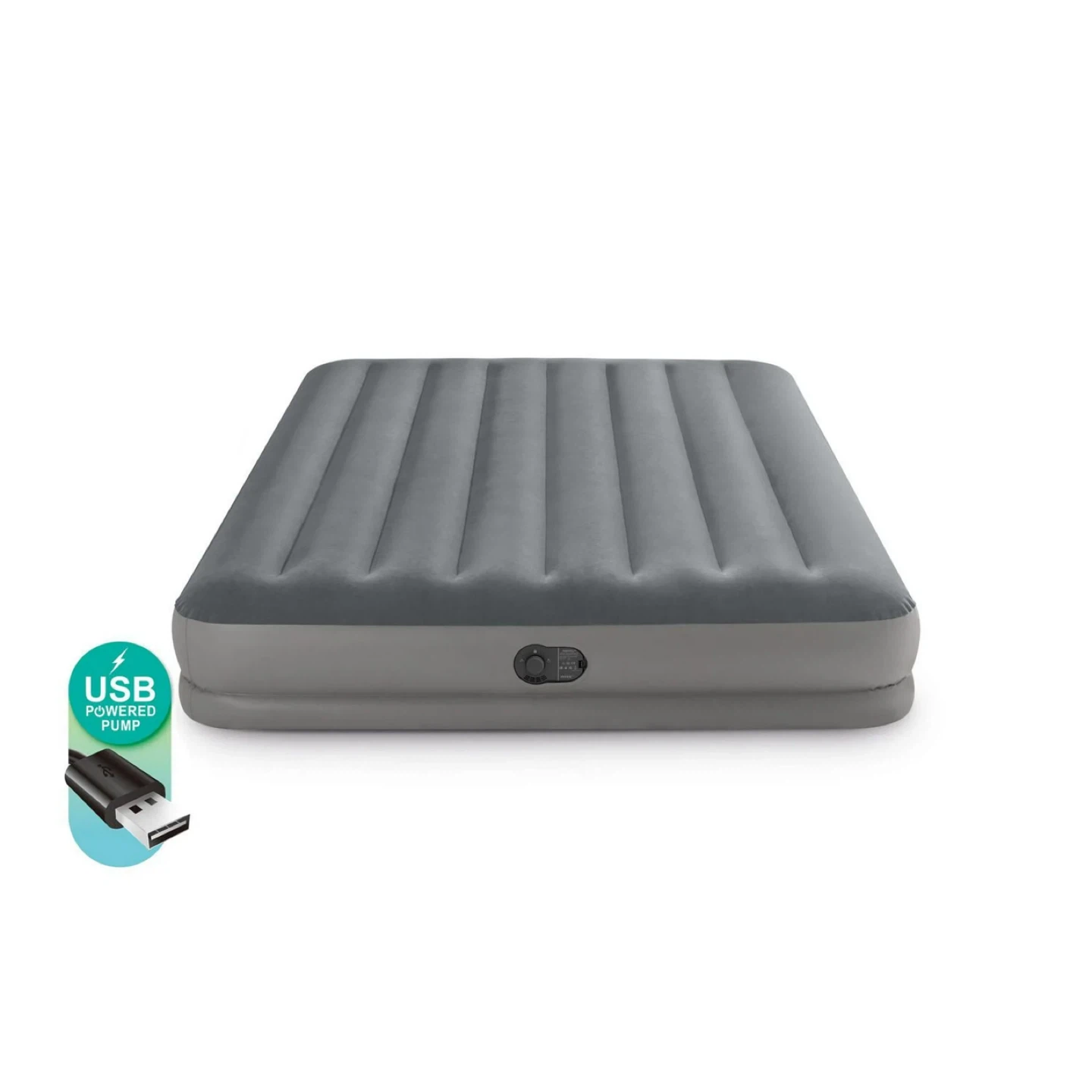 Intex Queen Size Air Mattress with USB Powered Pump