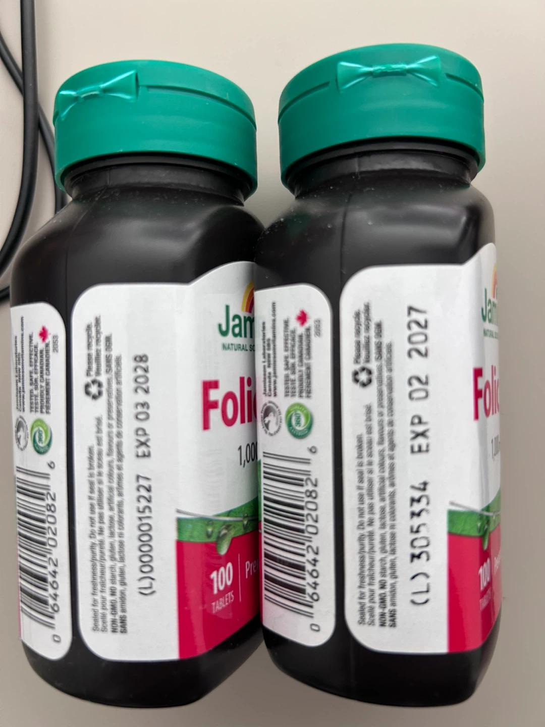 Jamieson Folic Acid 1000mcg - photo 2