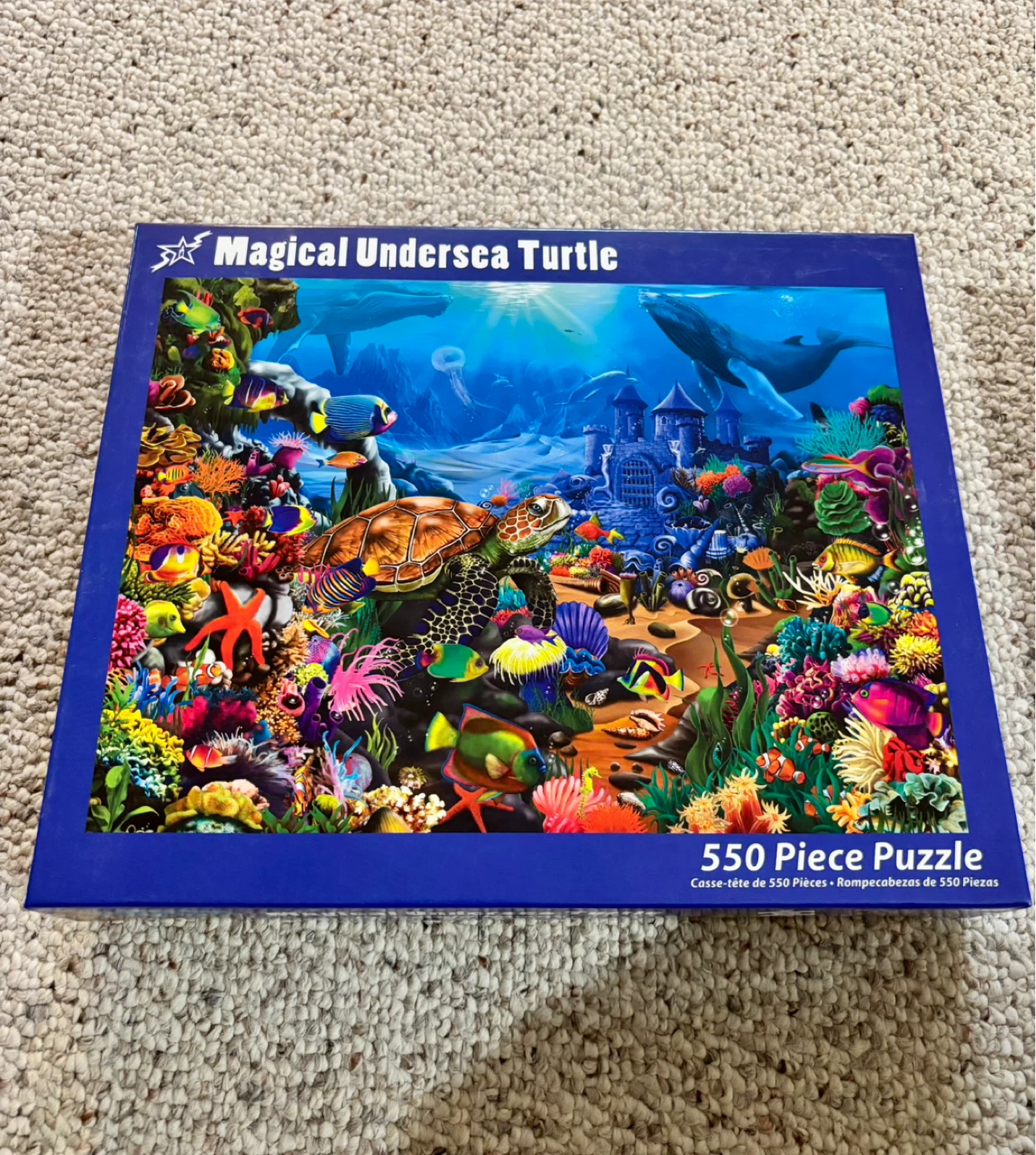 Magical Undersea Turtle 550 Piece Puzzle