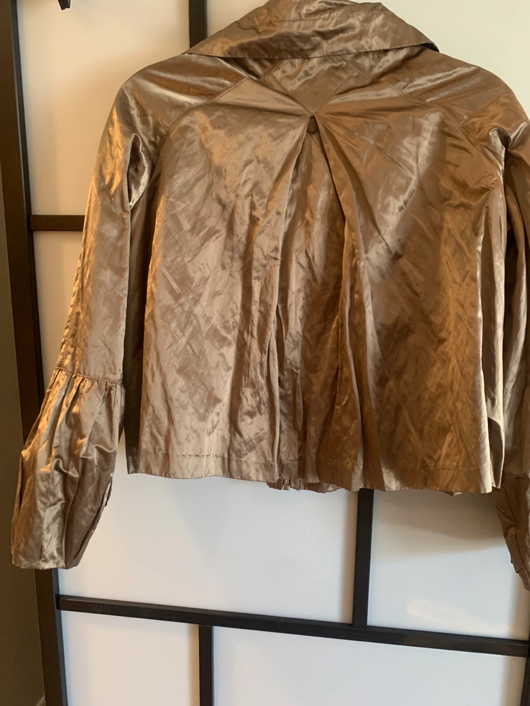 COCO & tashi Women's Bronze Shimmer Jacket - Size Medium - photo 5