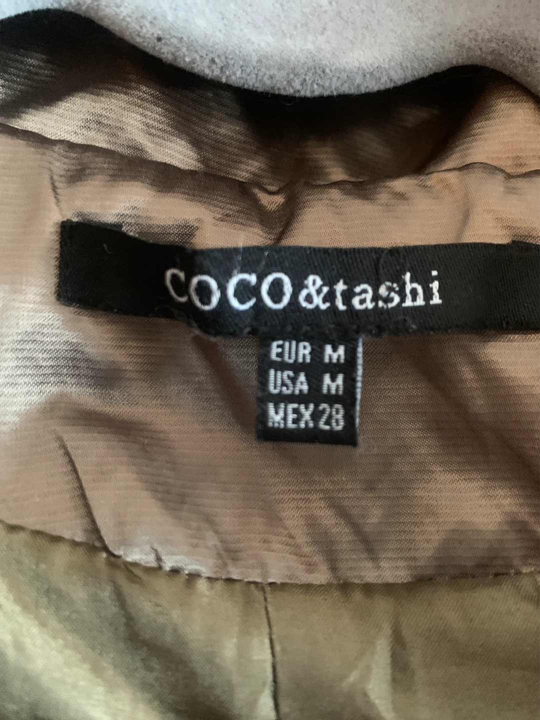 COCO & tashi Women's Bronze Shimmer Jacket - Size Medium - photo 3