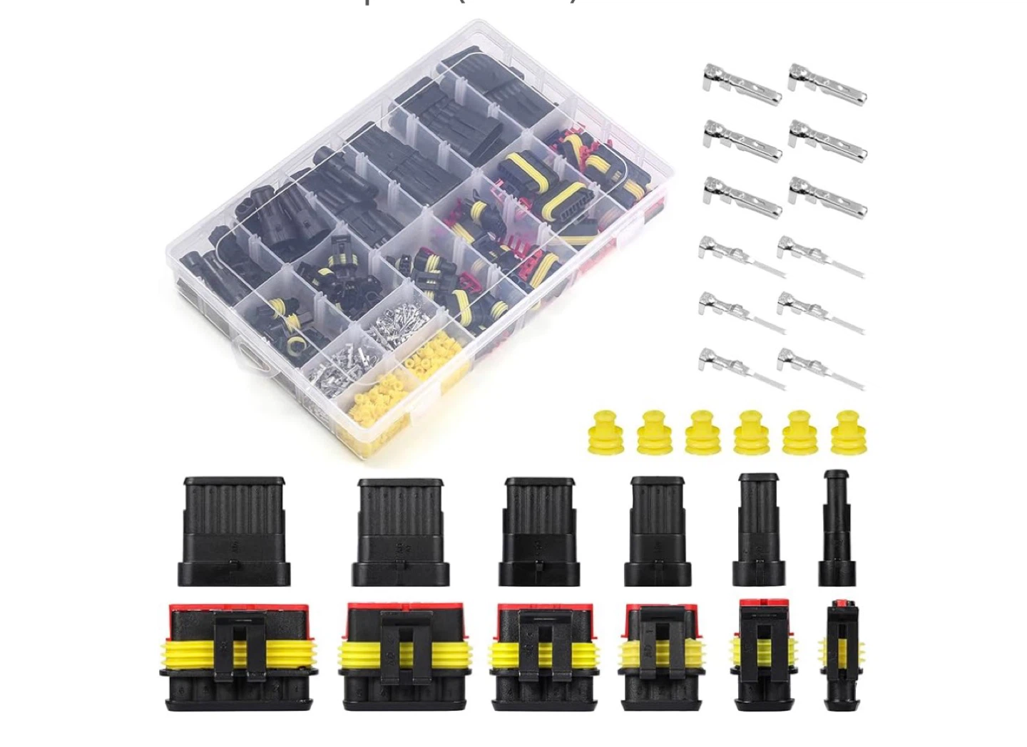 708 Pcs Waterproof Electrical Connectors Kit