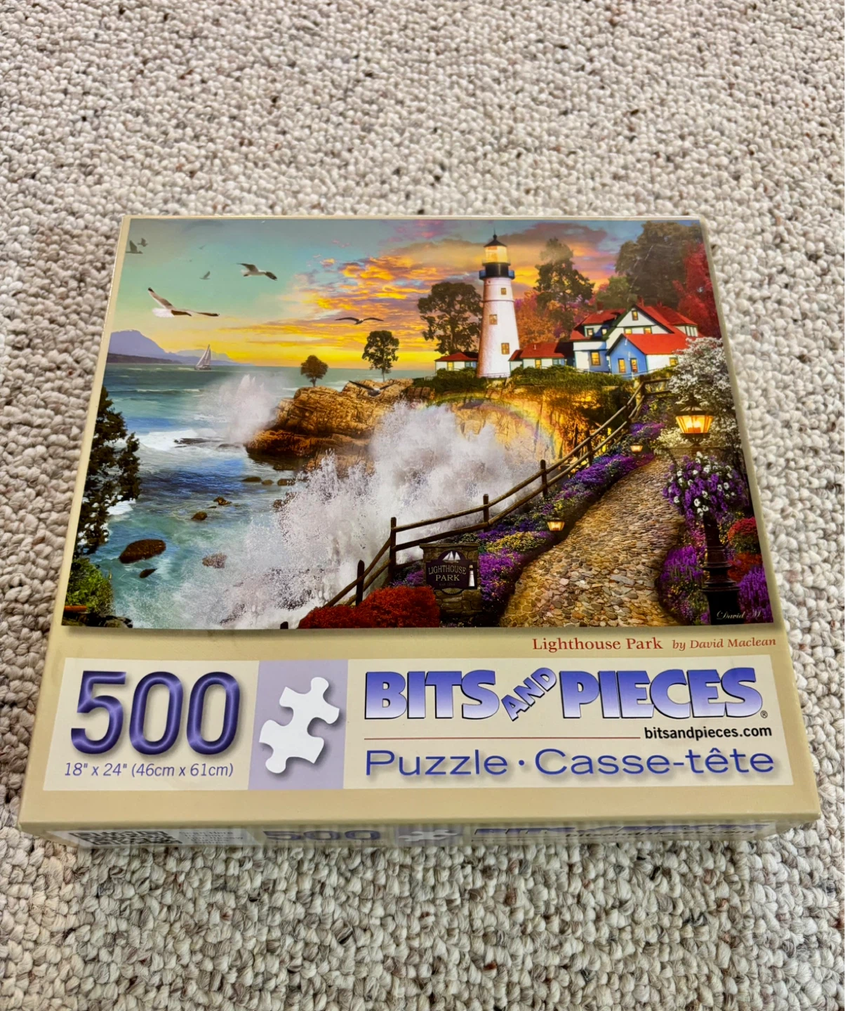 Bits and Pieces Lighthouse Park 500 Piece Jigsaw Puzzle