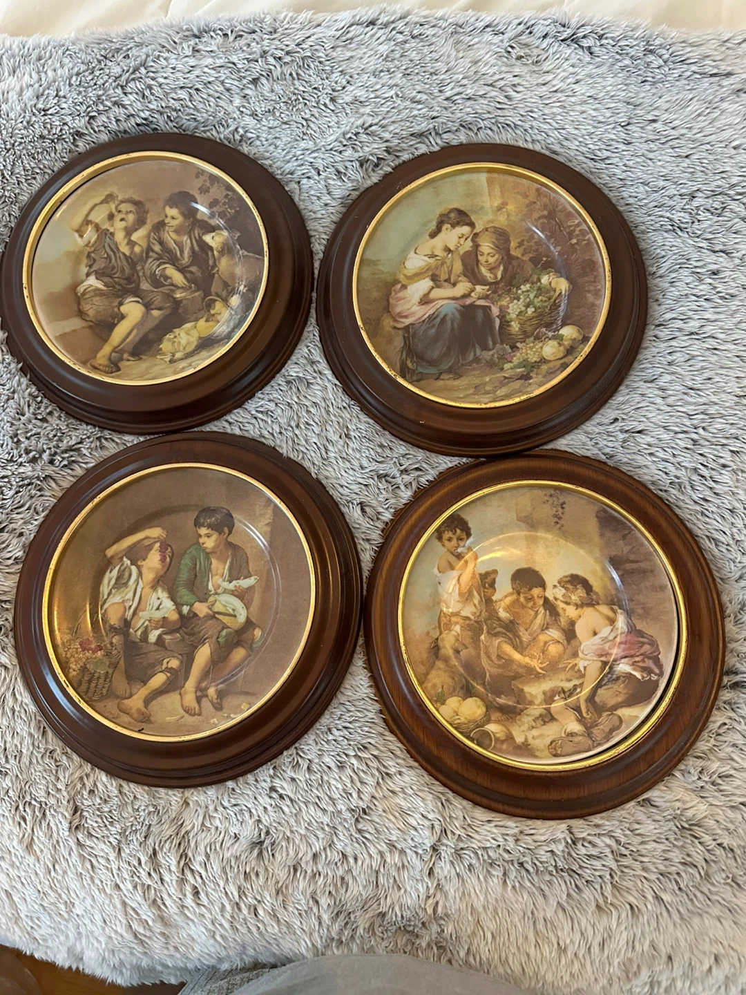 Set of 4 Kronester Germany Bavaria Decorative Plates - Set of 4