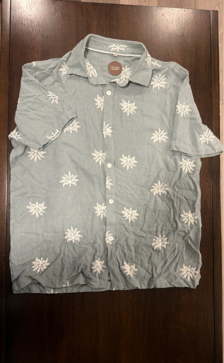 Common People Men's Short Sleeve Button-Up - photo 4