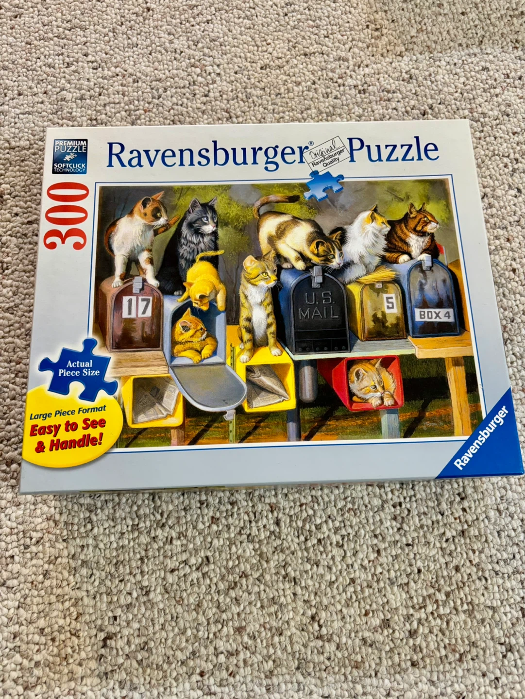 Ravensburger 300 Piece Puzzle - Cats at the Mailbox