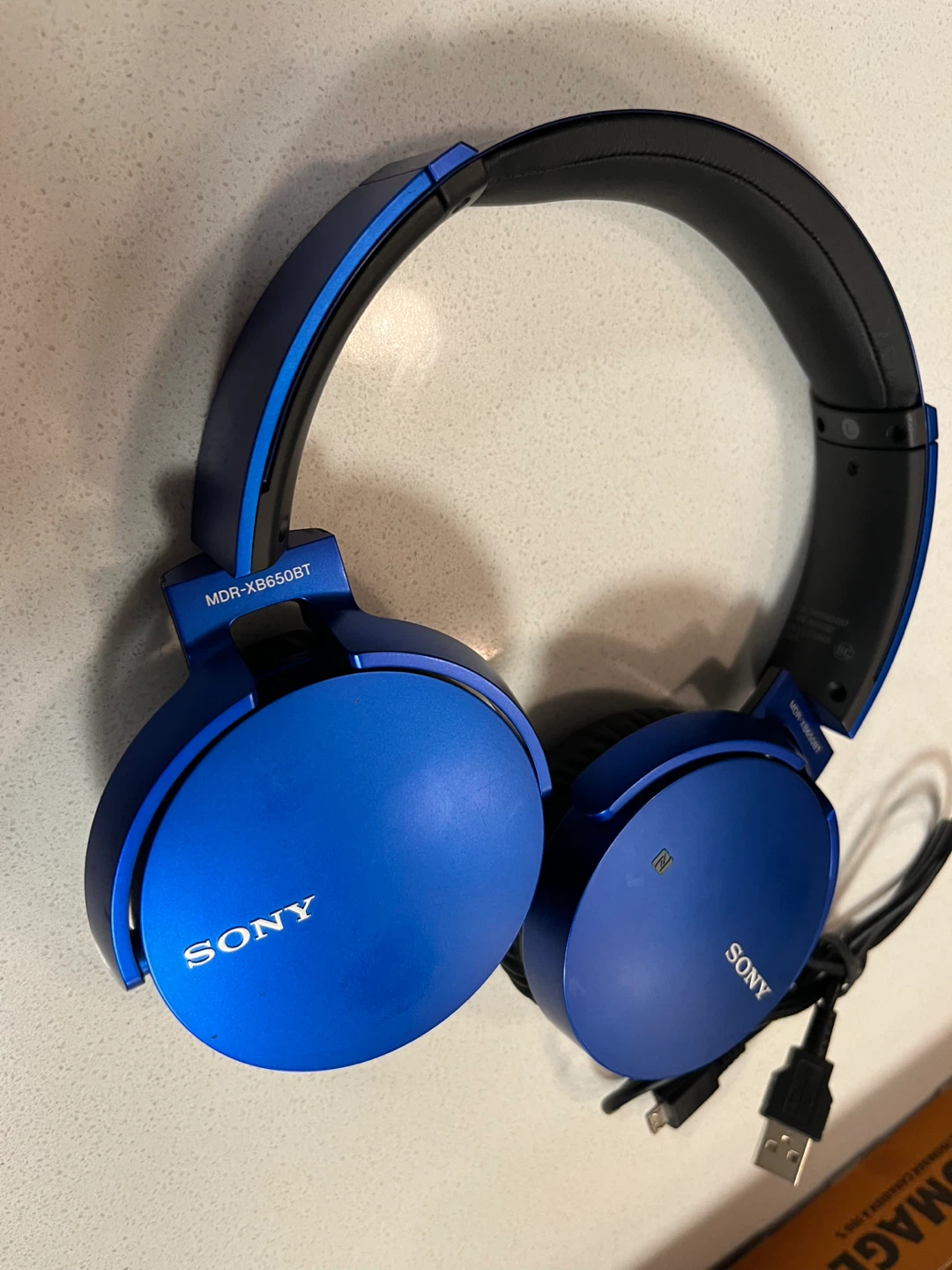 Sony MDR-XB650BT Bluetooth Headphones - Blue - photo 4