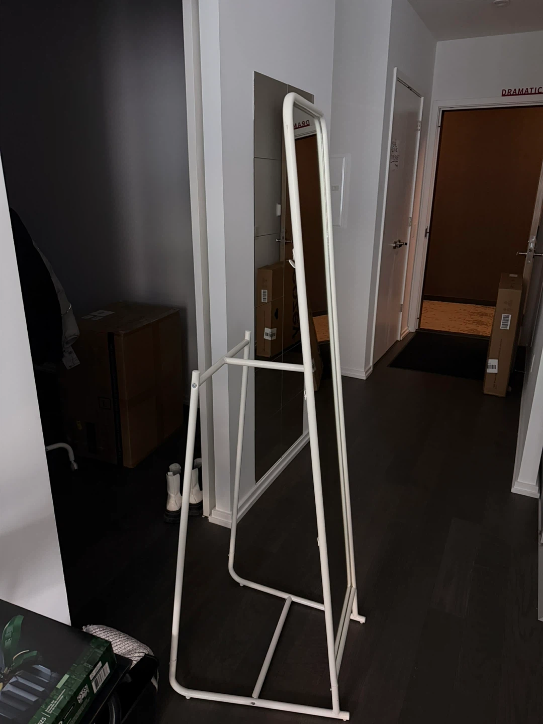 White Full Length Standing Mirror (IKEA KNAPPER) - photo 2