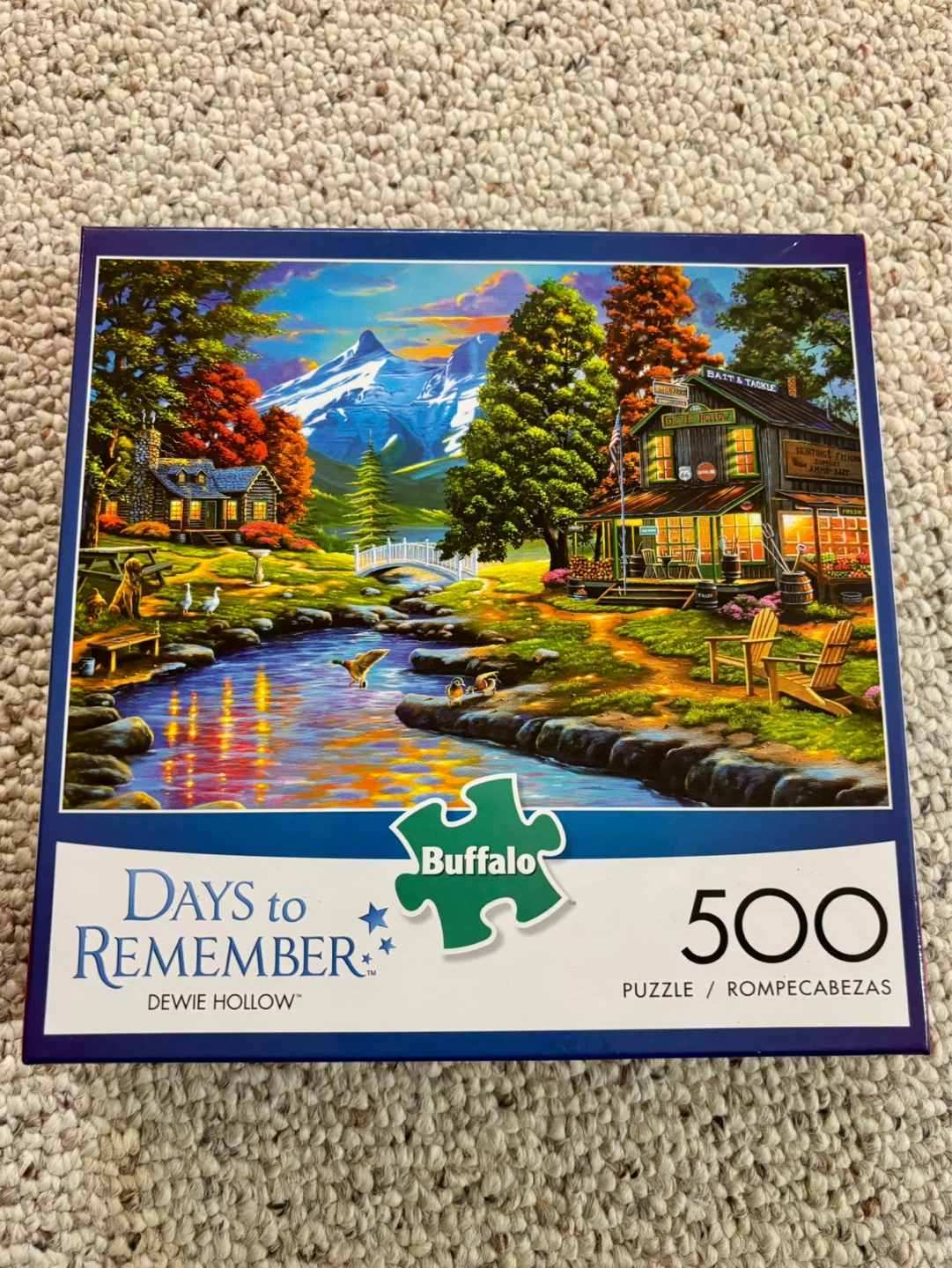 Buffalo Days to Remember Dewie Hollow 500 Piece Puzzle