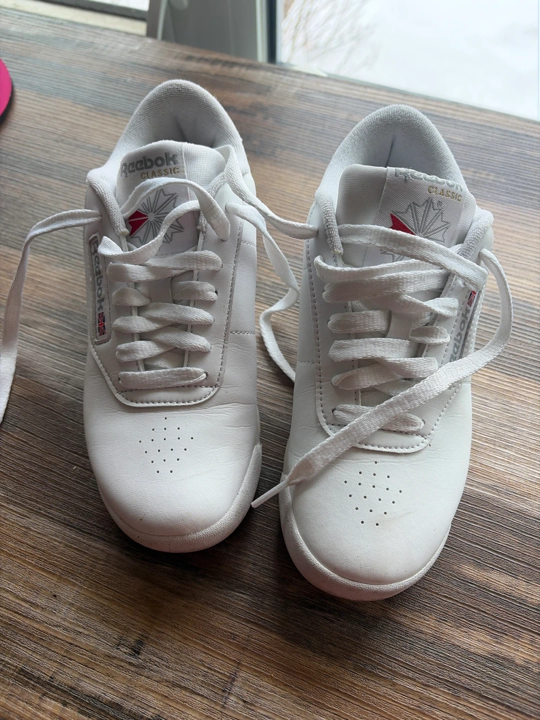 Reebok Classic White Leather Sneakers
