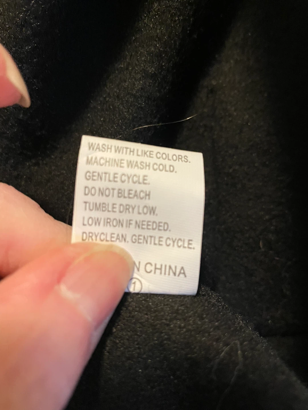 Black Full Zip Hoodie - Size L - photo 4