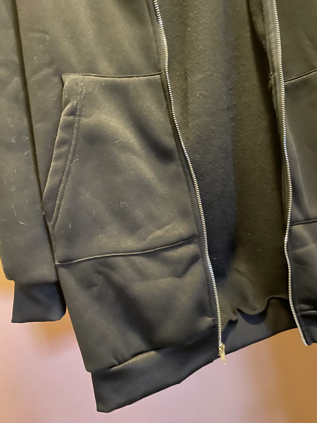 Black Full Zip Hoodie - Size L - photo 2