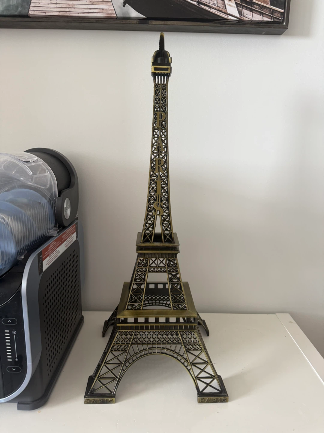 Bronze large Eiffel Tower Paris Statue