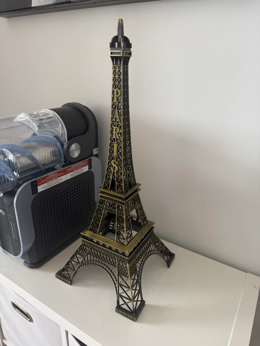 Bronze large Eiffel Tower Paris Statue - photo 2
