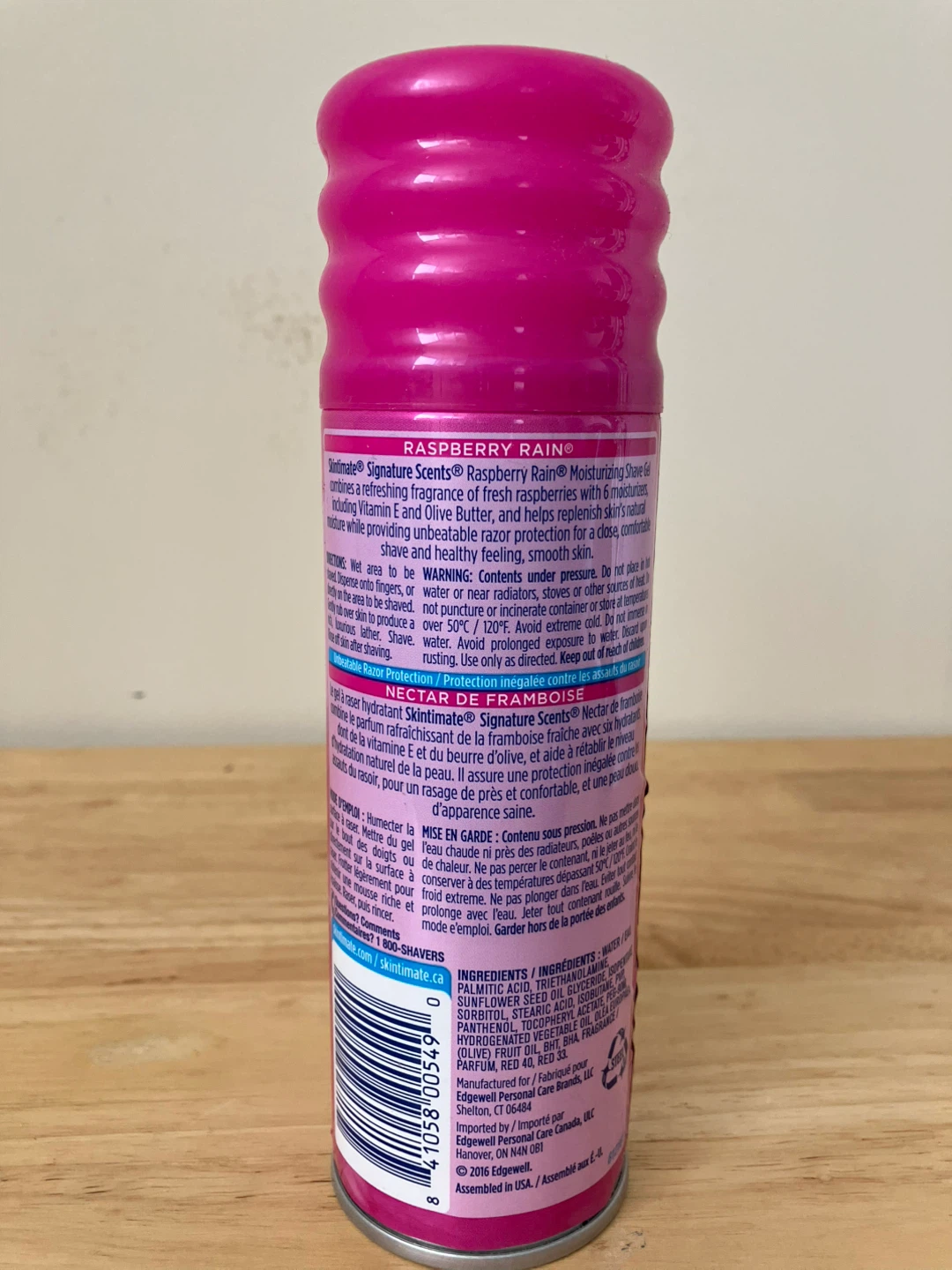 New-Skintimate Raspberry Rain Moisturizing Shave Gel - photo 2