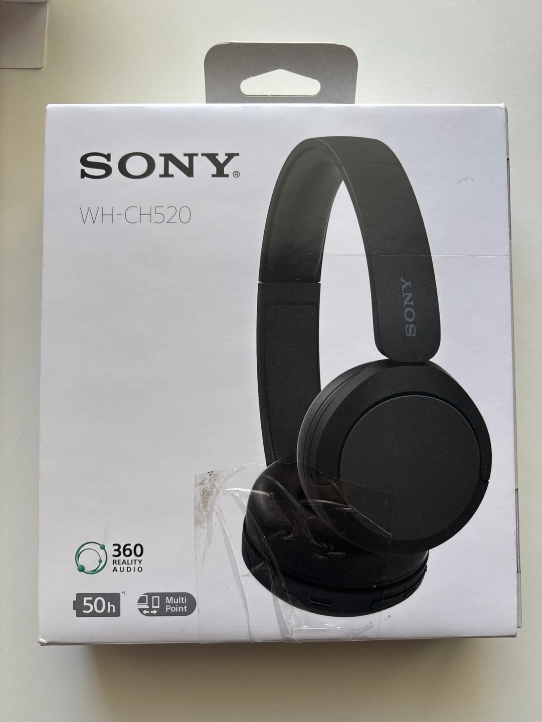 Sony WH-CH520 Wireless Headphones - Black