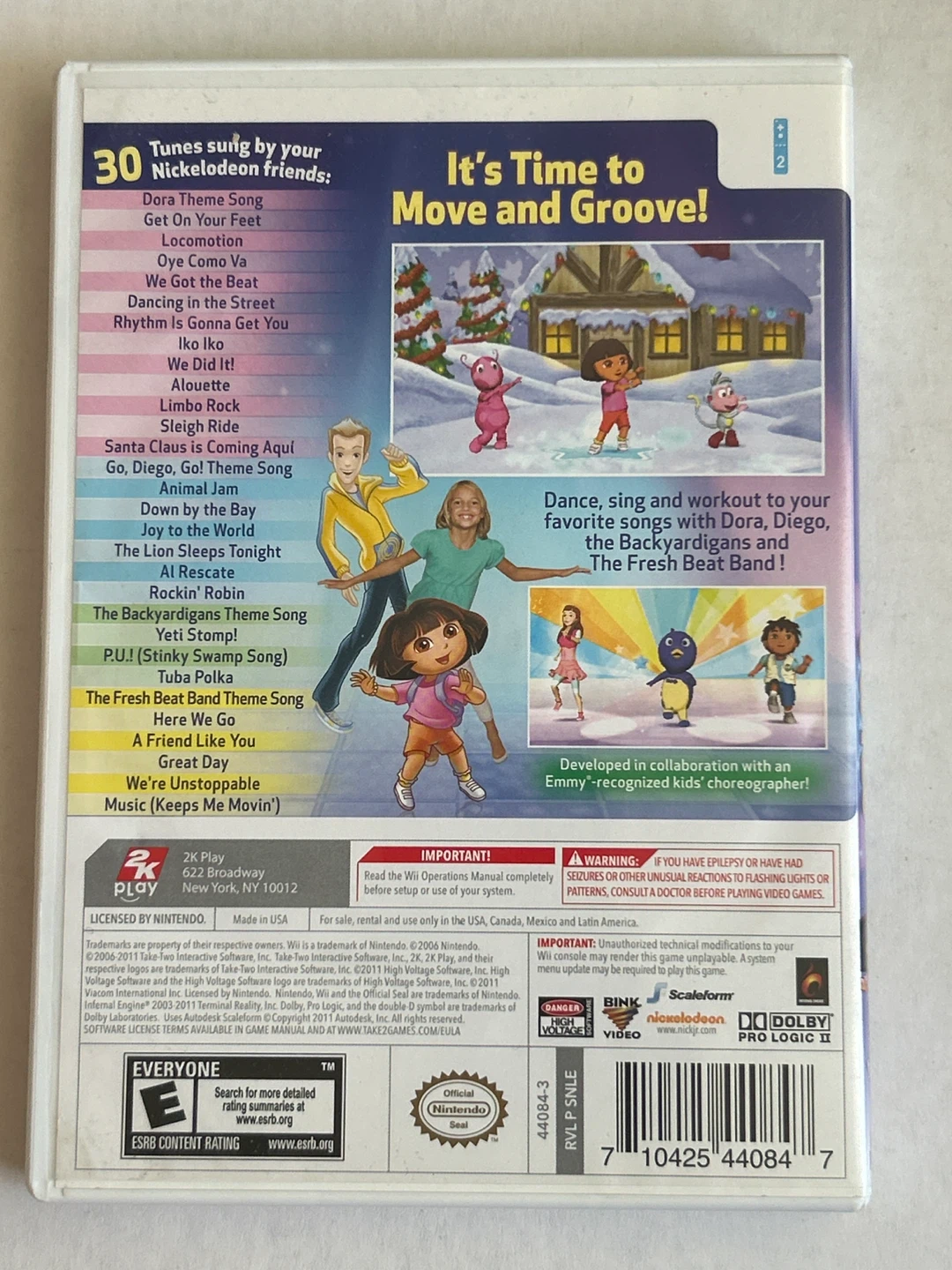Nickelodeon Dance for Wii with Dora and Friends - photo 3