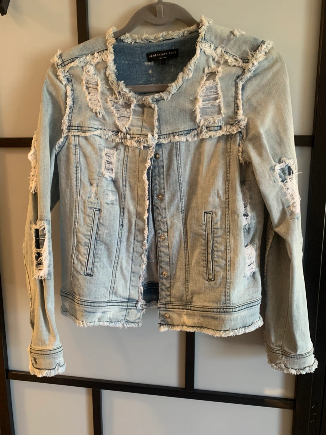 Generation Love Stretchy Denim  Jacket Size S