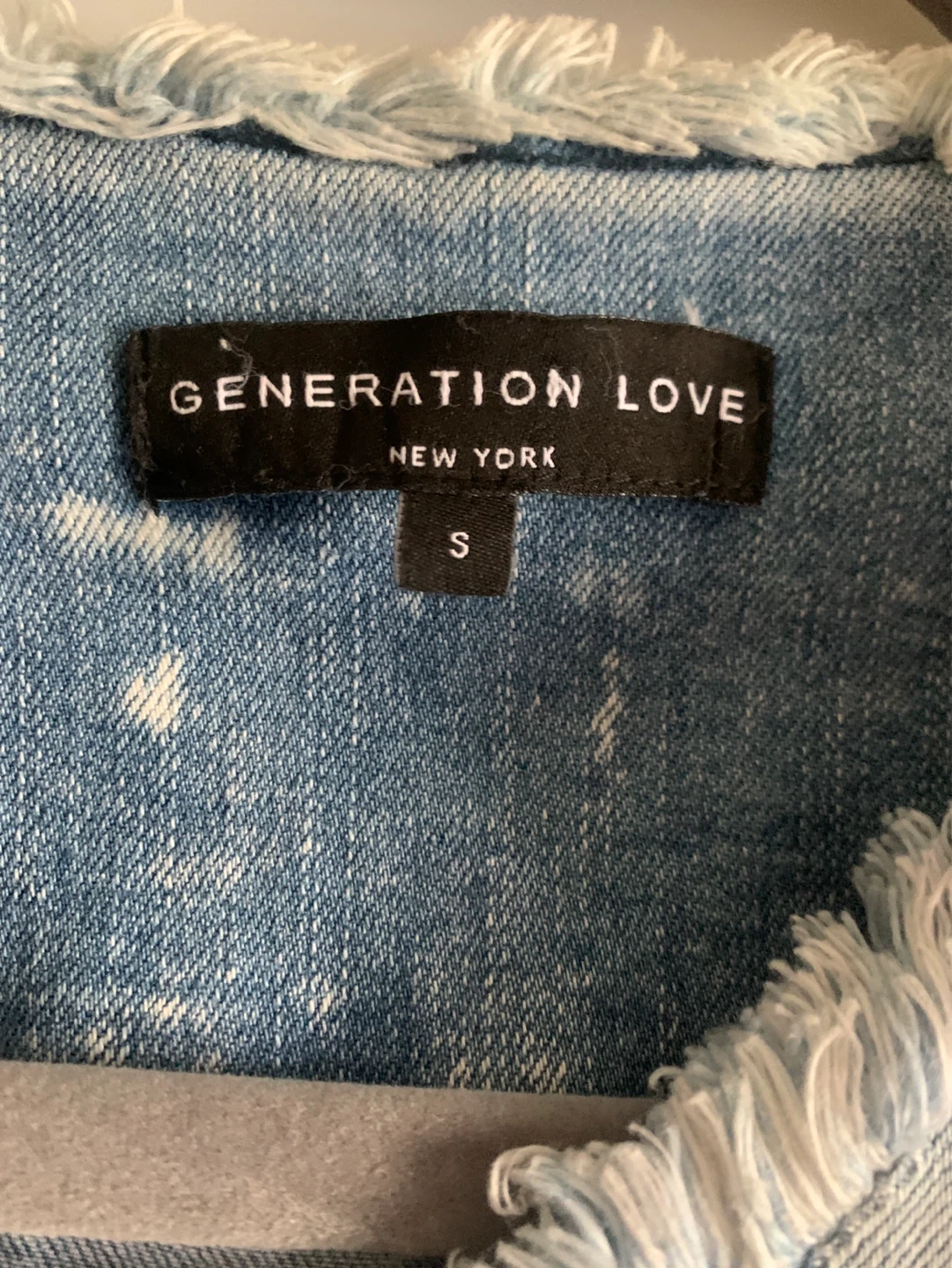 Generation Love Stretchy Denim  Jacket Size S - photo 3