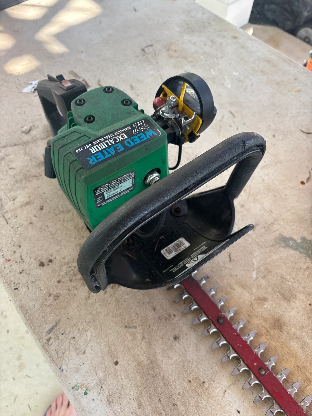 Weed Eater Excalibur HHT 220 Hedge Trimmer