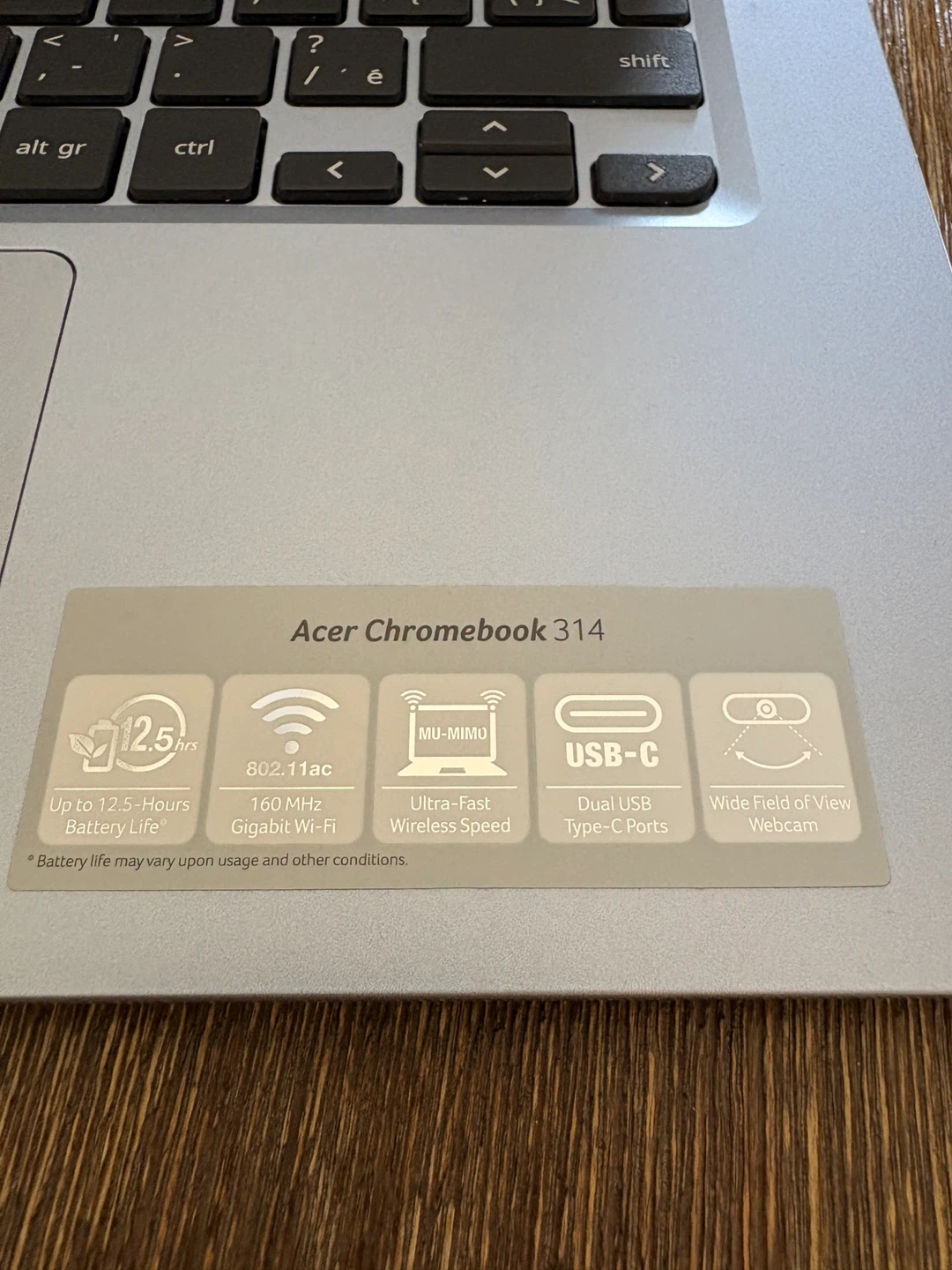 Acer Chromebook 314 (CB314-1H series) - photo 3